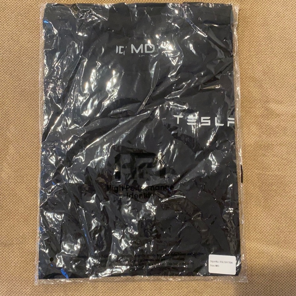 New Tesla Employee t-shirt. Medium that runs a bit longer 100% cotton
